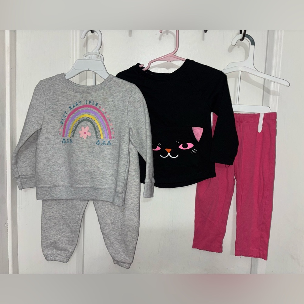 Bundle of baby girl clothes